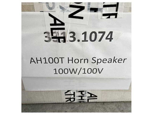 Alphatron horn speaker ah100t 100 watt 100v - 3313.1074 - afbeelding 3 van  4