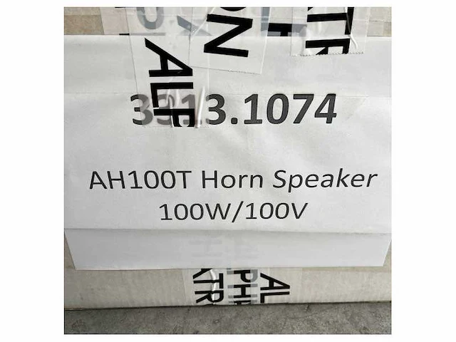 Alphatron horn speaker ah100t 100 watt 100v - 3313.1074 - afbeelding 3 van  4