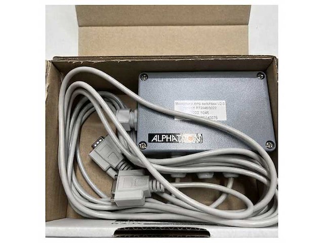 Alphatron microphone amp switchbox for rt2048 and rt5022 vhf - afbeelding 2 van  3