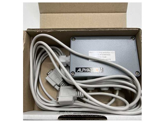 Alphatron microphone amp switchbox for rt2048 and rt5022 vhf - afbeelding 4 van  5