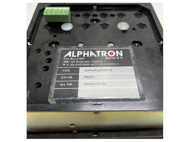 Alphatron rudder angle indicator display alpharudder 45 - afbeelding 12 van  12