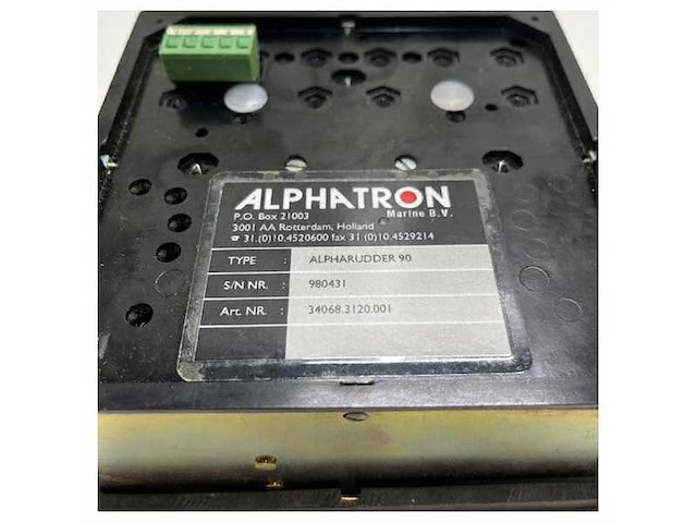 Alphatron rudder angle indicator display alpharudder 45 - afbeelding 2 van  5