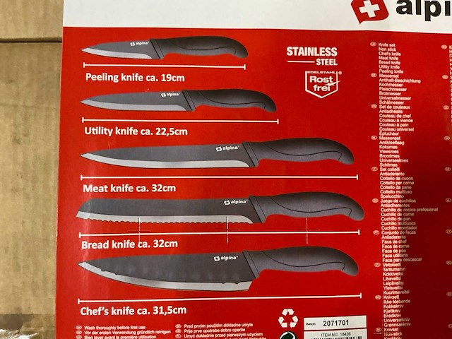 Alpina - messenset (48x) - afbeelding 4 van  6