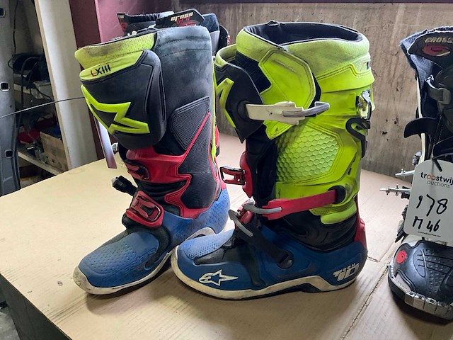 Alpinestars tech 10 paar crosslaarzen (mt 45) - afbeelding 1 van  2