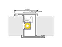 Alprokon p-prefab-2 / 40mm - 2200mm nemef 4119/27 deurnaald - afbeelding 1 van  2