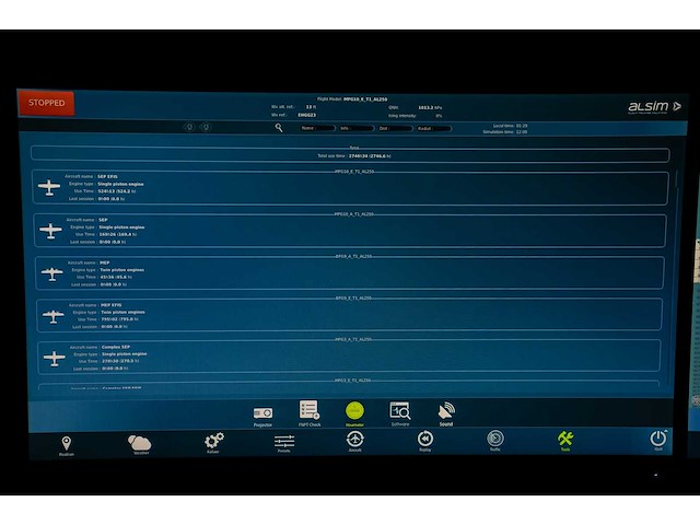Alsim al250 certified flight training device (easa fnpt ii) / flight simulator - afbeelding 16 van  52