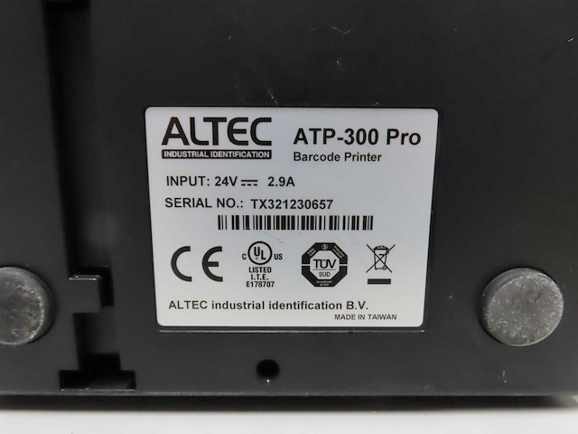 Altec - atp-300 pro - barcode printer - afbeelding 2 van  3