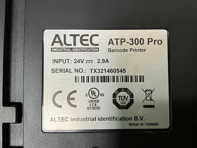 Altec atp-300 pro barcode printer - afbeelding 7 van  7