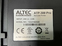 Altec atp-300 pro barcode printer - afbeelding 7 van  7