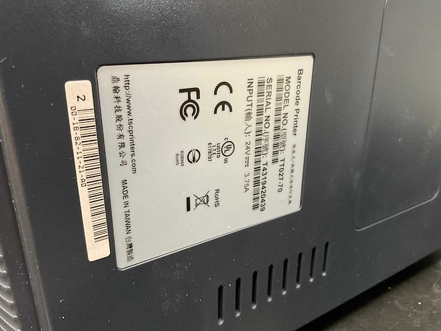 Altec ttp-343e plus thermische labelprinter - afbeelding 6 van  7