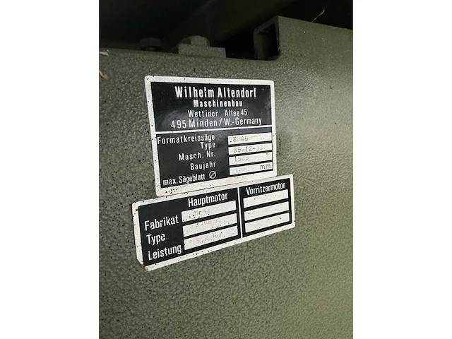 Altendorf - f45 - formaatcirkelzaagmachine - afbeelding 3 van  15