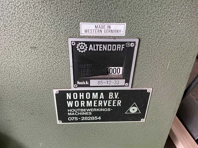 Altendorf - f45 - formaatcirkelzaagmachine - afbeelding 15 van  15