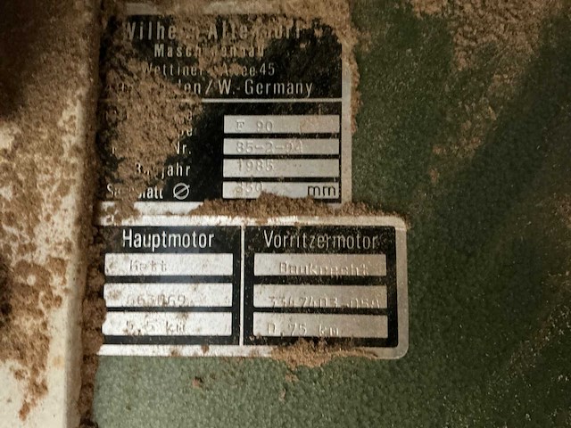 Altendorf f90 formaatcirkelzaagmachine - afbeelding 9 van  10