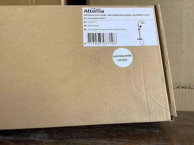 Alterna - 1564371 - showerset met thermostaat, hoofddouche en handdouche - afbeelding 3 van  4