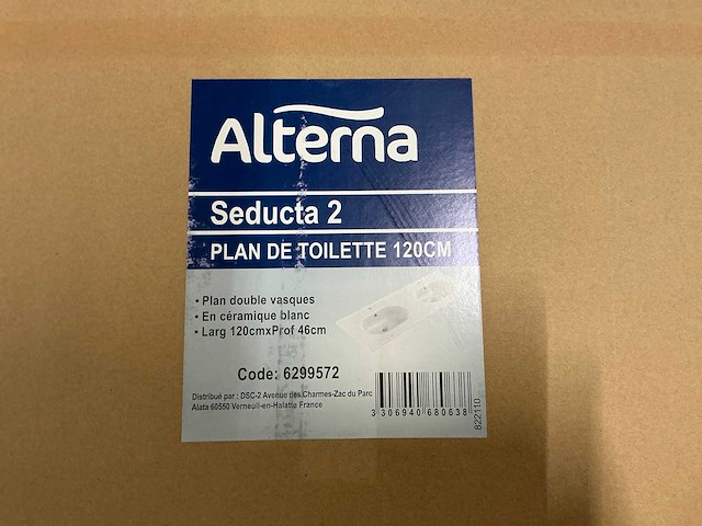 Alterna seducta wastafel met 2 wasbakken - afbeelding 2 van  3