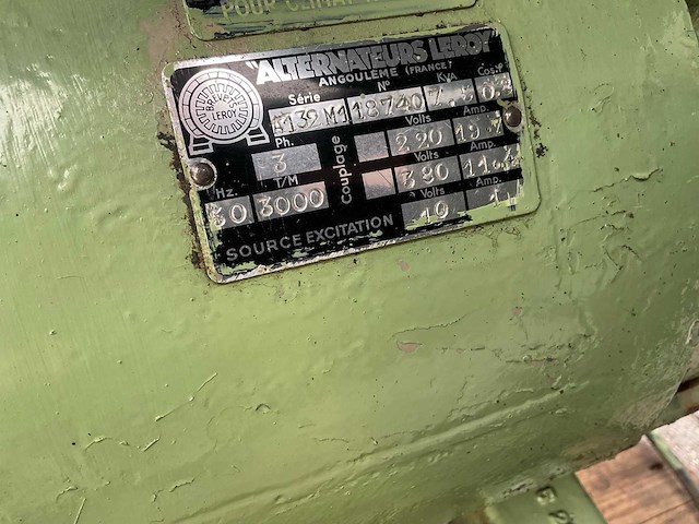 Alternateurs 7,5 kva stroomgenerator - afbeelding 7 van  9