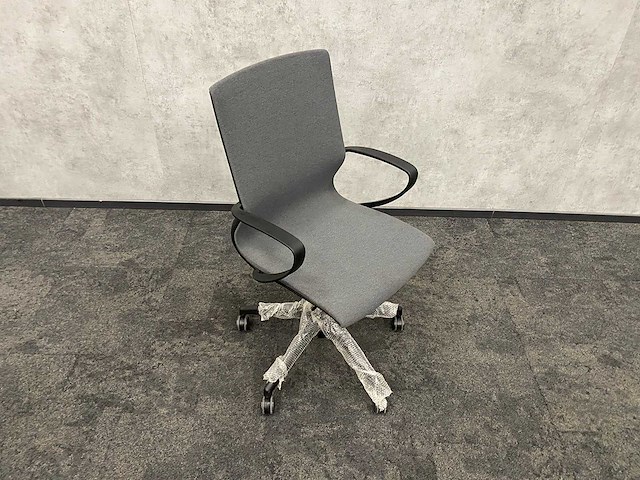 Alternativ - bureaustoel grijs gestoffeerd - ongebruikt - afbeelding 11 van  15