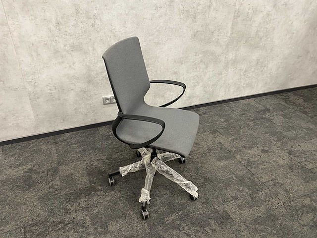 Alternativ - bureaustoel grijs gestoffeerd - ongebruikt - afbeelding 12 van  15