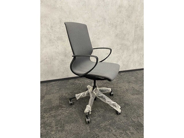 Alternativ - bureaustoel grijs gestoffeerd - ongebruikt - afbeelding 13 van  15