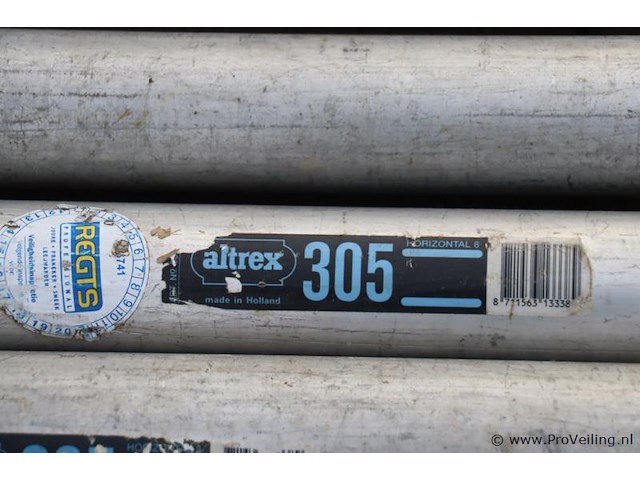 Altex horizontale schoor - ø 5cm x 310cm (l) - 15 stuks - afbeelding 3 van  4