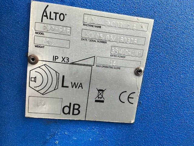 Alto encore 38 schoonmaakapparaat - afbeelding 6 van  14
