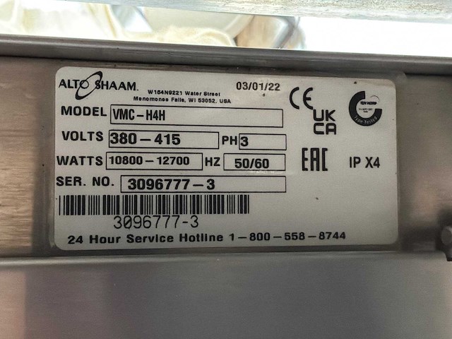 Alto-shaam vector multi-cook (vmc-h4h) oven - afbeelding 11 van  21