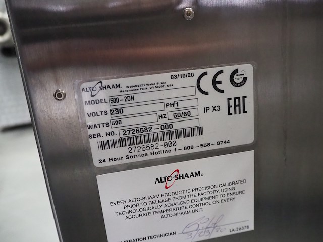 Alto-shaam - afbeelding 7 van  7