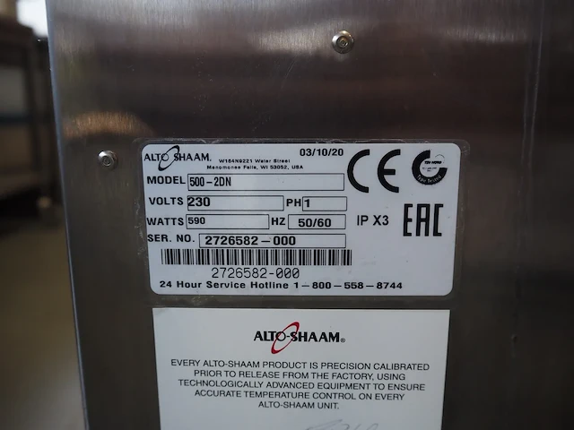 Alto shaam - afbeelding 9 van  9