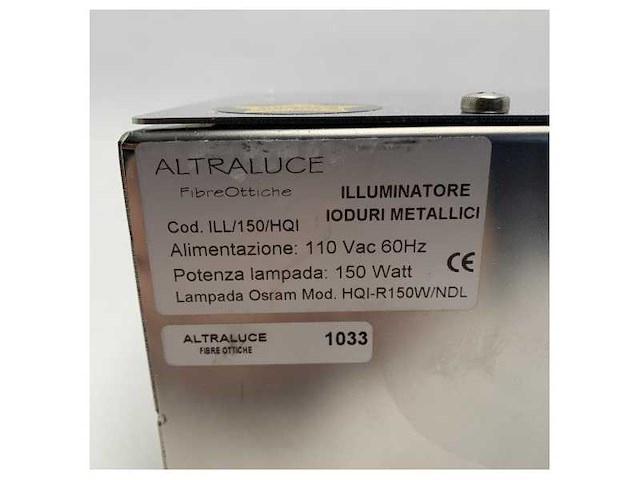 Altraluce ill/hqi/150 illuminat megalight 150w marine stainless steel light with osram metal halide lamp - afbeelding 4 van  9