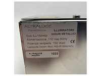 Altraluce ill/hqi/150 illuminat megalight 150w marine stainless steel light with osram metal halide lamp - afbeelding 4 van  9