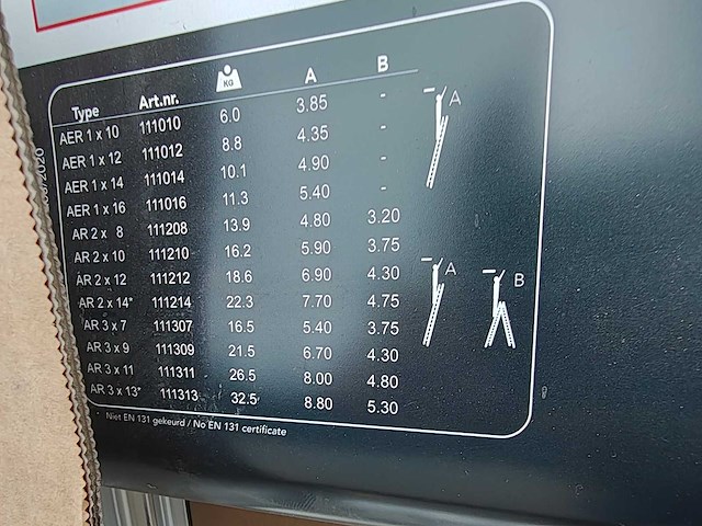 Altrex - r2040 - ladder - afbeelding 7 van  7
