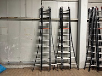 Altrex 3-delige ladder (2x) - afbeelding 1 van  3