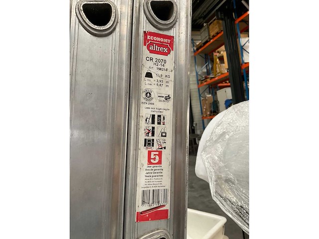 Altrex cr 2070 ladder - afbeelding 4 van  4
