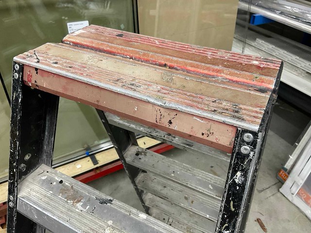 Altrex double decker 6 aluminium uitzettrap - afbeelding 4 van  6