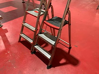 Altrex double decker aluminium uitzettrap (2x) - afbeelding 4 van  5