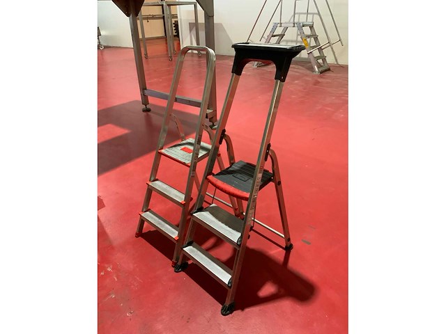 Altrex double decker aluminium uitzettrap (2x) - afbeelding 2 van  5