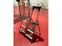 Altrex double decker aluminium uitzettrap (2x) - afbeelding 2 van  5