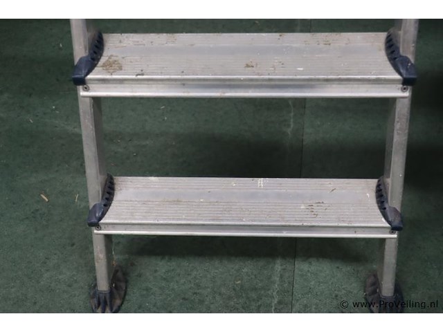 Altrex double decker huishoudtrap, aluminium type d805 - afbeelding 5 van  7
