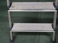 Altrex double decker huishoudtrap, aluminium type d805 - afbeelding 5 van  7