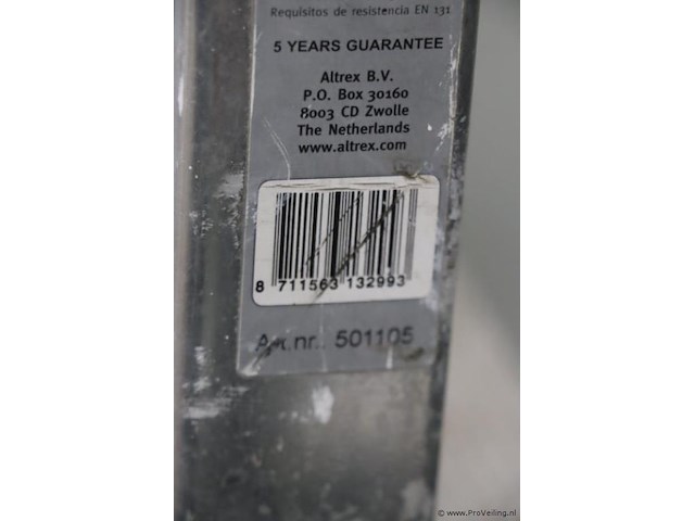 Altrex double decker huishoudtrap, aluminium type d805 - afbeelding 7 van  7