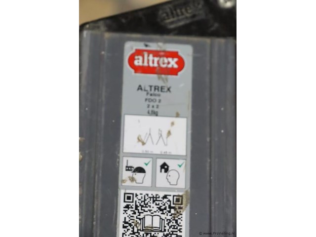 Altrex falco dubbel oploopbare trapladder fdo 2 - afbeelding 4 van  6