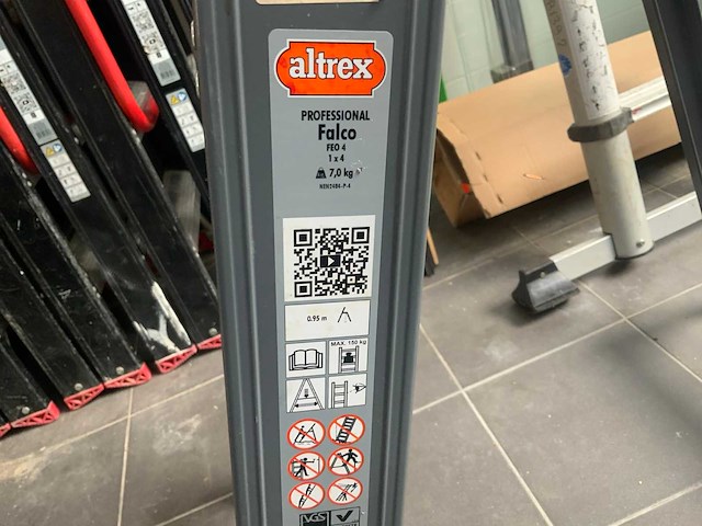 Altrex falco professional 1x 4 trapleer - afbeelding 3 van  3