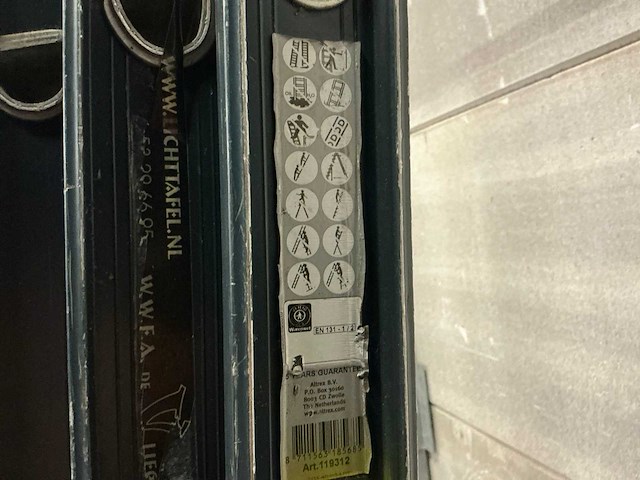 Altrex heavy duty atlantis uitschuif ladder - afbeelding 4 van  4