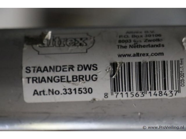 Altrex mtb triangelbrug incl. regenkap - afbeelding 11 van  49