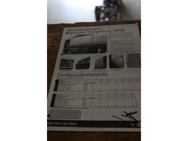 Altrex mtb triangelbrug incl. regenkap - afbeelding 42 van  49