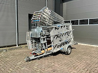 Altrex steigeraanhanger met asc steiger en aboma dakrandbeveiliging - afbeelding 9 van  15