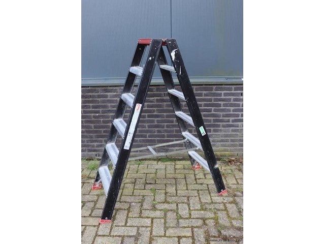 Altrex taurus dubbel oploopbare aluminium trap tdo 5 - afbeelding 1 van  6