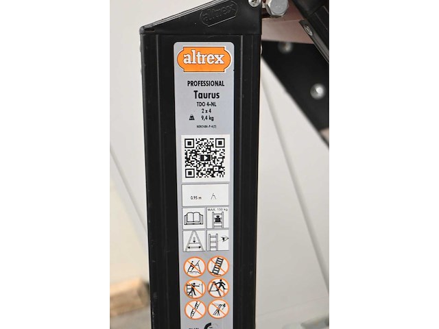Altrex taurus tdo 4 2x4 aluminium uitzettrap - afbeelding 4 van  4