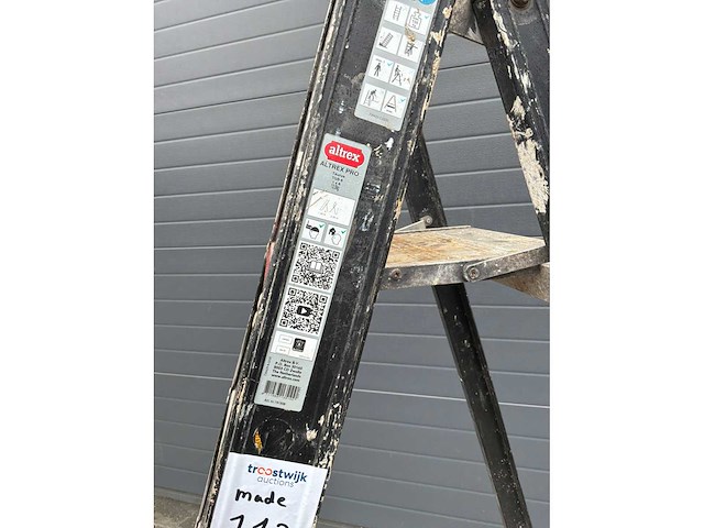 Altrex taurus tgb 6 bordestrap zwart 1x6 - afbeelding 6 van  6
