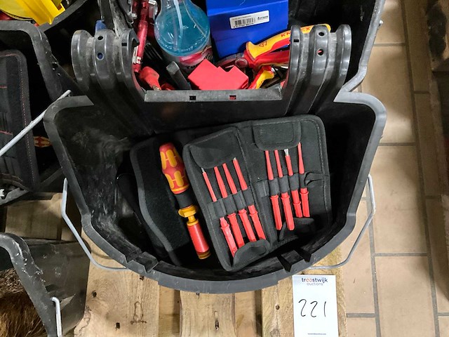 Altrex toolbuddy gereedschapsbak met inhoud (9x) - afbeelding 3 van  8